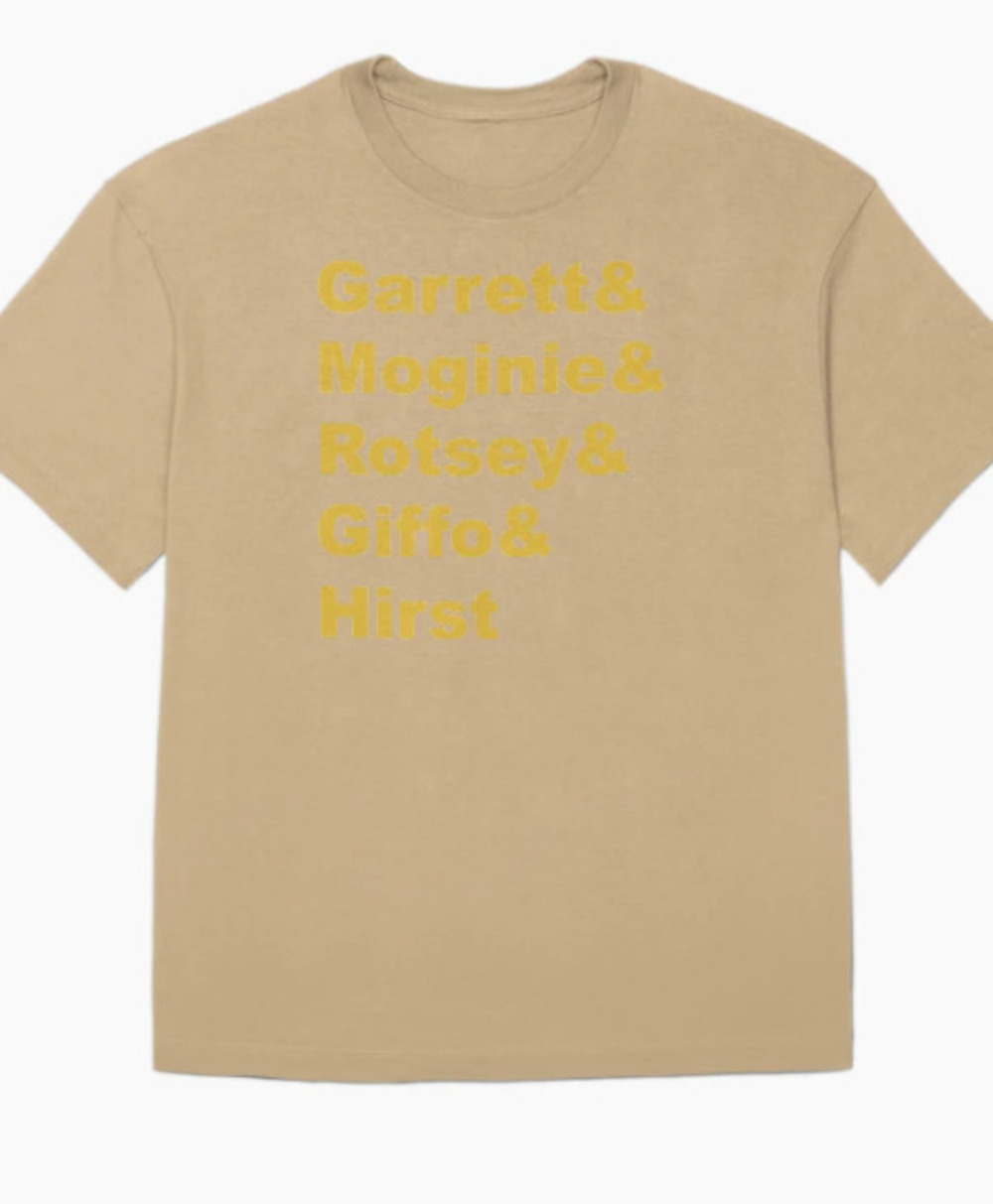 Midnight Oil Giffo Lineup Sand T Shirt